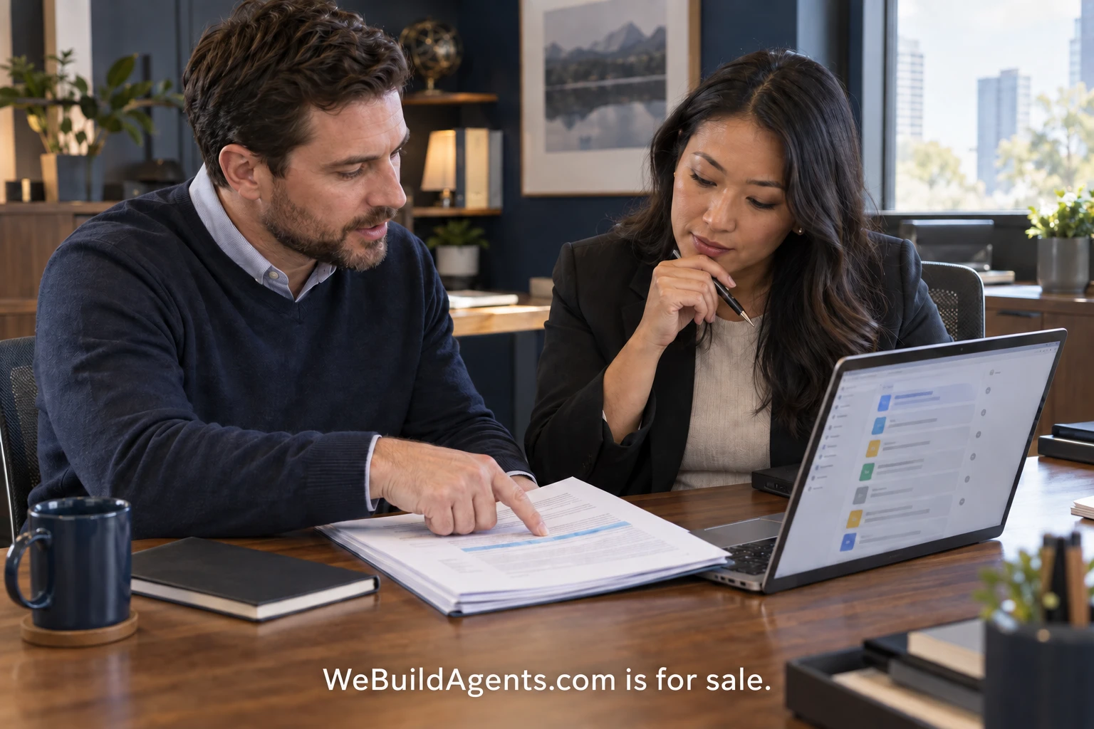 A reviewer inspecting a human handoff plan